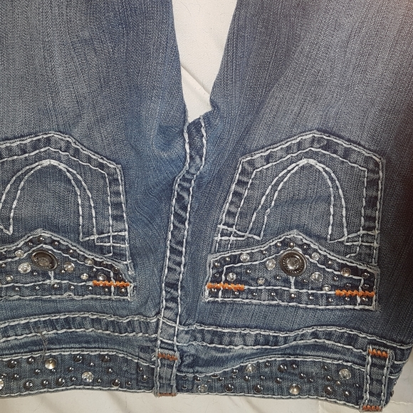 Women's Blue Skinny Jeans - Picture 2 of 2